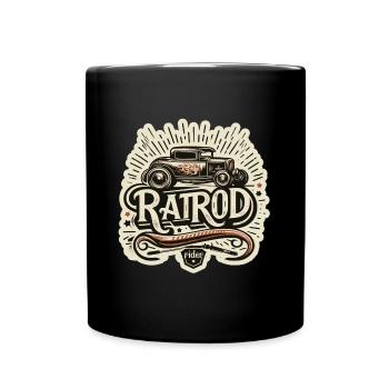 Ratsking Ratlook Shirt – Rustic Custom Style - Full Colour Mug - black - Front