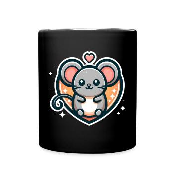 Favorite mouse - Full Colour Mug - black - Front