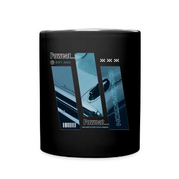 Never Stop Exploring - Tasse einfarbig - Schwarz - Vorne
