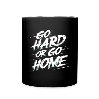 Faites-le - allez-y ou partez - Mug uni - noir - Devant
