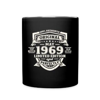 Original 1969 Vintage 1969 55th Birthday 1969 - Full Colour Mug - black - Front
