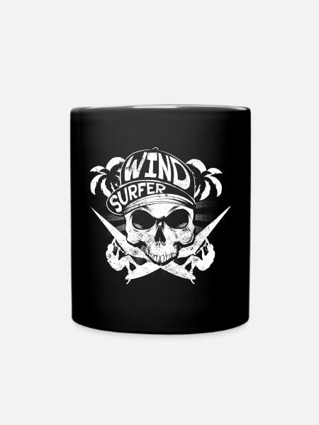 Windsurfer - Tasse einfarbig - Schwarz