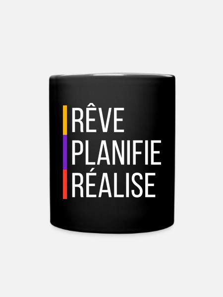 Motivational Quote - Full Colour Mug - black