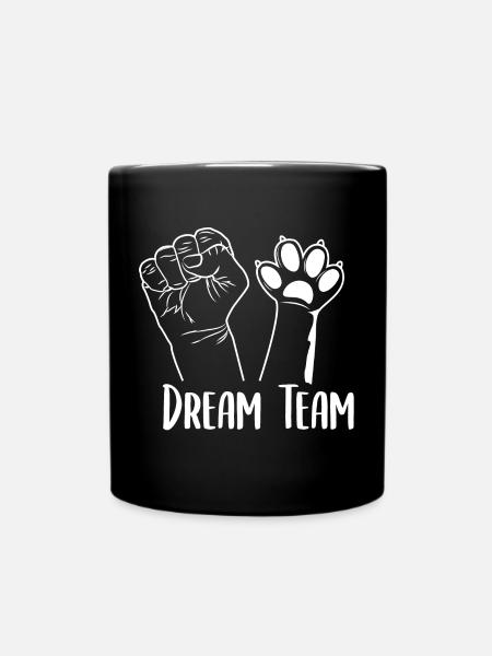 Dream Team - Tasse einfarbig - Schwarz