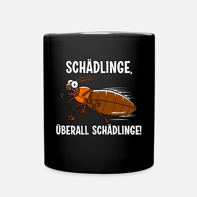 Schädlinge - Tasse einfarbig - Schwarz
