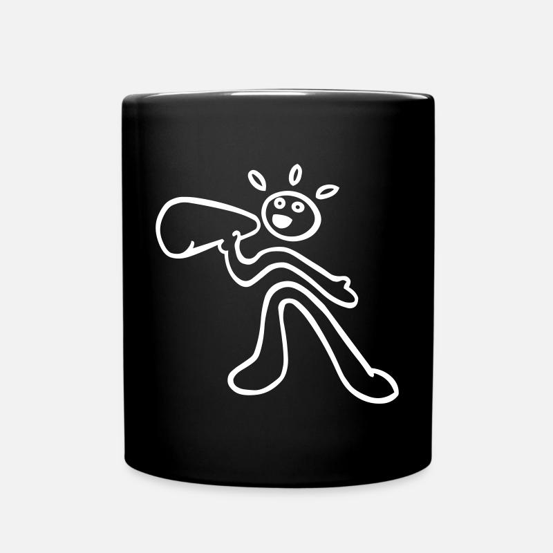voice of control - Full Colour Mug - black