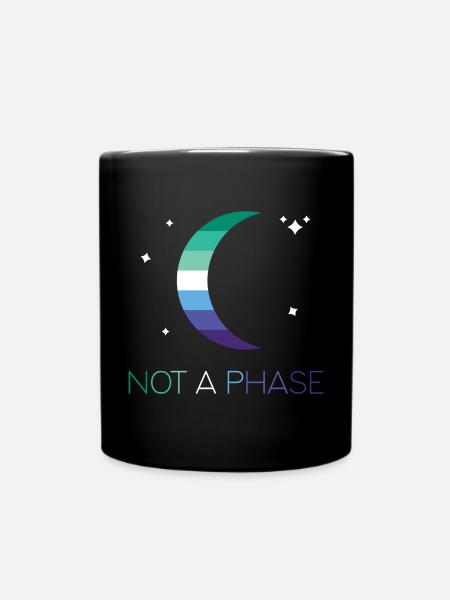 LGBTQ Pride Month - Keine Phase - Schwule - Tasse einfarbig - Schwarz