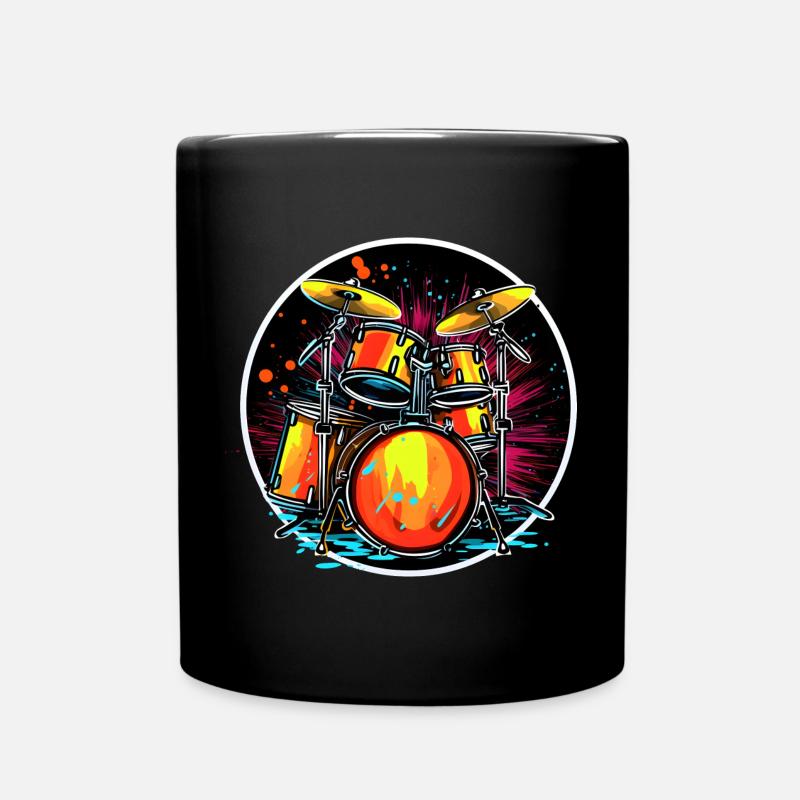 Trapset Portrait - Tasse einfarbig - Schwarz