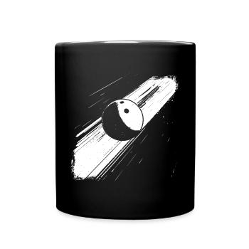 Boule de bowling - Mug uni - noir - Devant