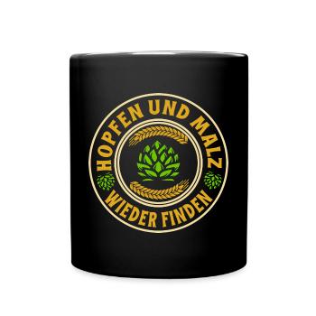 Retrouvant le houblon et le malt, les amateurs de bière disent - Mug uni - noir - Devant