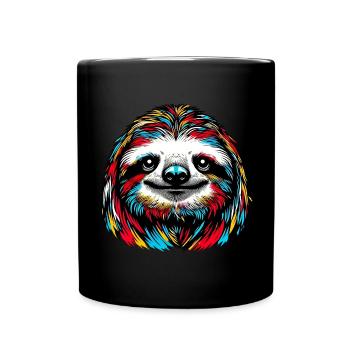 Sloth - Full Colour Mug - black - Front