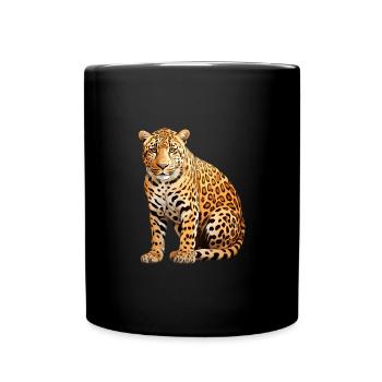 Leopard - Full Colour Mug - black - Front