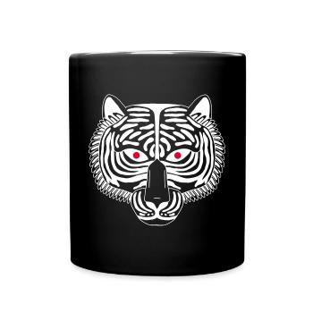 White Tiger - Full Colour Mug - black - Front