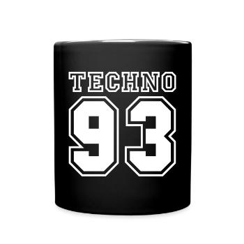 TECHNO 93 - Full Colour Mug - black - Front