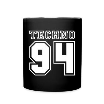 TECHNO 94 - Full Colour Mug - black - Front