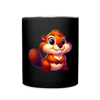 Bieber - Tasse einfarbig - Schwarz - Vorne