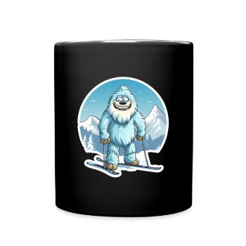 Yeti - Full Colour Mug - black - Front