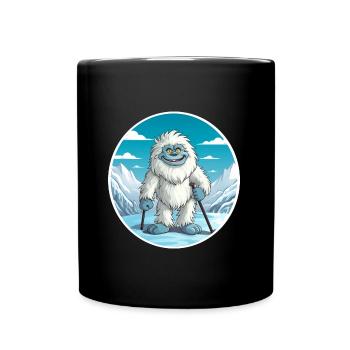 Yeti - Full Colour Mug - black - Front