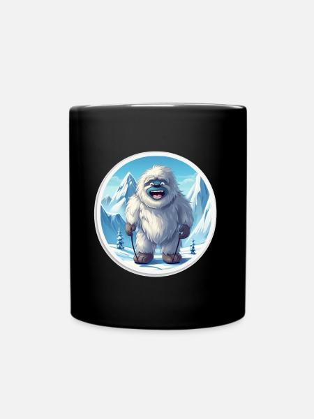 Yeti - Tasse einfarbig - Schwarz