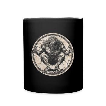 Yeti - Full Colour Mug - black - Front
