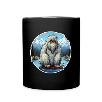 Yeti - Full Colour Mug - black - Front