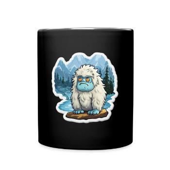 Yeti - Full Colour Mug - black - Front