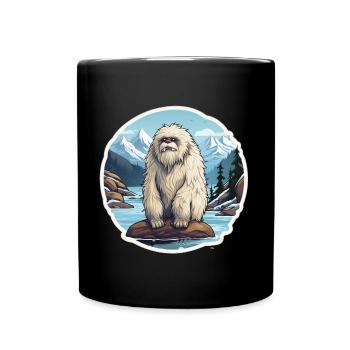 Yeti - Full Colour Mug - black - Front