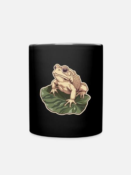 Grenouille crapaud Amphibien - Mug uni - noir