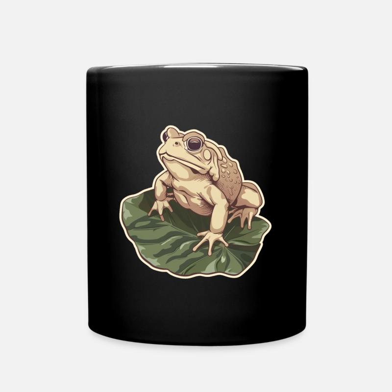 Grenouille crapaud Amphibien - Mug uni - noir