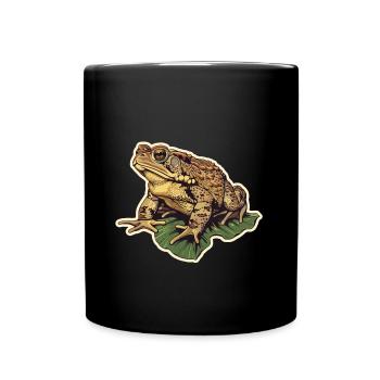 Toad Frog Amphibian - Full Colour Mug - black - Front