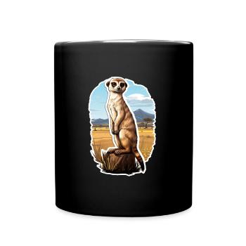 Suricate - Mug uni - noir - Devant