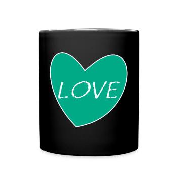 HAPPY NEW YEAR. NEW YEAR'S EVE. NEW YEAR - Full Colour Mug - black - Front