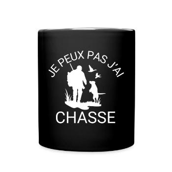 Ich kann nicht, ich habe gejagt - Tasse einfarbig - Schwarz - Vorne