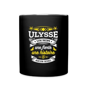 ULYSSE UN NOM UNE FIERTÉ AUCUN RIVAL - Mug uni - noir - Devant