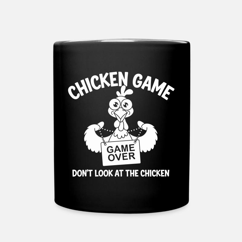 Fin du jeu de poulet - Mug uni - noir
