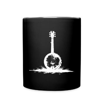 Croquis de banjo - Mug uni - noir - Devant