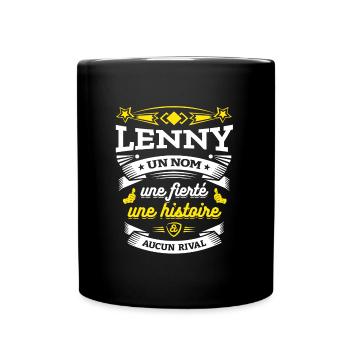LENNY UN NOM UNE FIERTÉ AUCUN RIVAL - Mug uni - noir - Devant