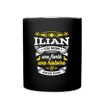 ILIAN UN NOM UNE FIERTÉ AUCUN RIVAL - Mug uni - noir - Devant