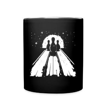 Bowling - Tasse einfarbig - Schwarz - Vorne