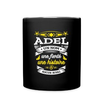 ADEL UN NOM UNE FIERTÉ AUCUN RIVAL - Mug uni - noir - Devant