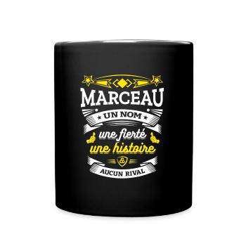 MARCEAU UN NOM UNE FIERTÉ AUCUN RIVAL - Mug uni - noir - Devant