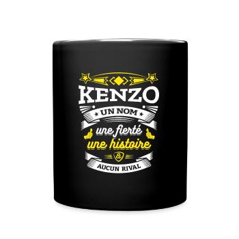 KENZO UN NOM UNE FIERTÉ AUCUN RIVAL - Mug uni - noir - Devant