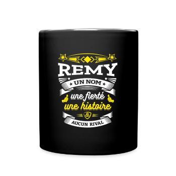 REMY UN NOM UNE FIERTÉ AUCUN RIVAL - Mug uni - noir - Devant