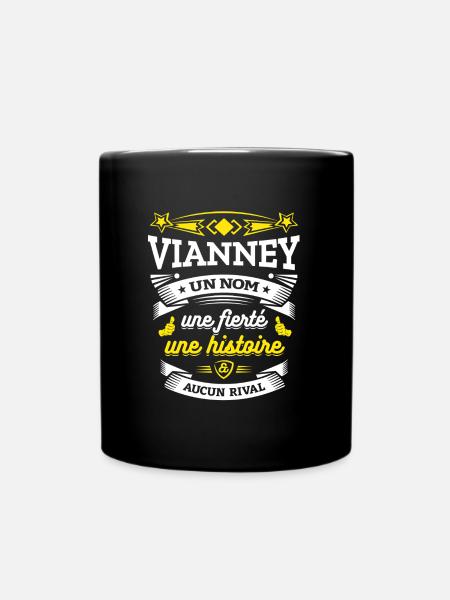 VIANNEY UN NOM UNE FIERTÉ AUCUN RIVAL - Mug uni - noir