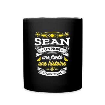 SEAN UN NOM UNE FIERTÉ AUCUN RIVAL - Mug uni - noir - Devant