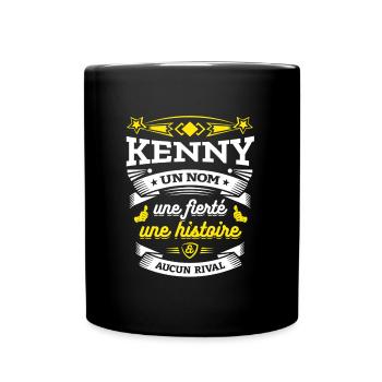 KENNY UN NOM UNE FIERTÉ AUCUN RIVAL - Mug uni - noir - Devant