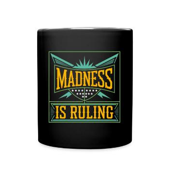 La folie règne sur le monde Motivation Espoir - Mug uni - noir - Devant