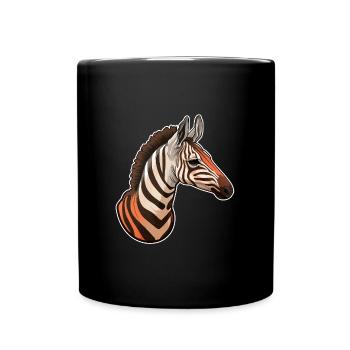 Tête D’okapi Motif Animalier Rare - Mug uni - noir - Devant
