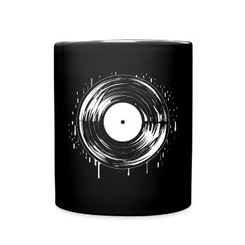 Record - Full Colour Mug - black - Front