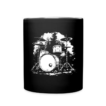 Percussion - Mug uni - noir - Devant